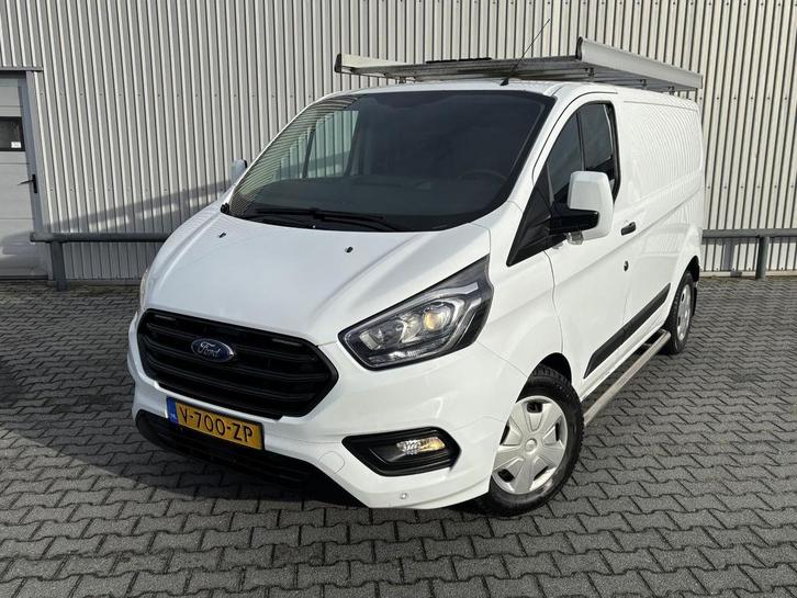 Ford Transit Custom 2.0 TDCI L1H1*A/C*CRUISE*IMPERIAAL*HAAK*, Auto's, Bestelauto's, Lease, Zwart, Handgeschakeld, Wit, Financial lease