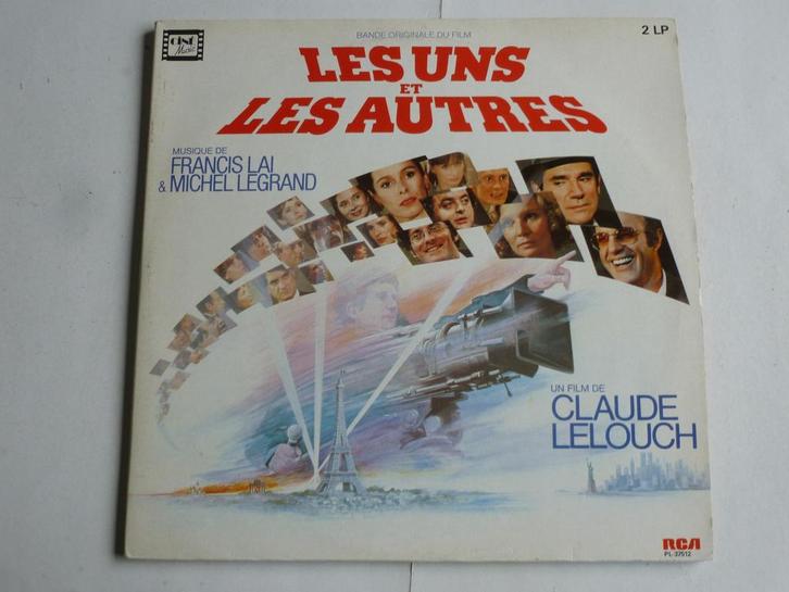 Les Uns et Les Autres - Francis Lai & Michel Legrand (2LP), Cd's en Dvd's, Vinyl | Filmmuziek en Soundtracks, Zo goed als nieuw
