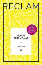 Monat fur Monat: Gedichte. Jubilaumsausgabe (Jubila...  Book, Verzenden, Zo goed als nieuw, Christine Schmidjell, Evelyne Polt-Heinzl