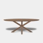 Tafel Ovaal Eikenhout  Matrix Hout  140x90, Huis en Inrichting, Tafels | Eettafels, Nieuw