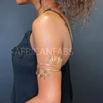 Afrikaanse stijl bovenarm Bangle armband sieraad - Goud