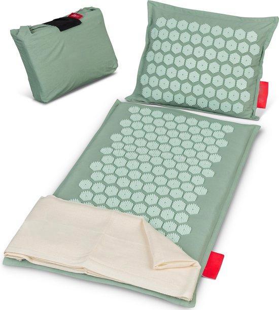 Spijkermat met Kussen & Draagtas - Acupressuur mat met, Sport en Fitness, Massageproducten, Verzenden
