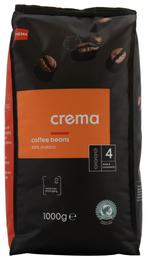 HEMA Koffiebonen crema - 1000 gram 2 voor 18.99, Diversen, Levensmiddelen, Verzenden