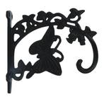 Plantenhanger IJzer Zwart Vlinder 171x185 mm, Ophalen of Verzenden, Nieuw