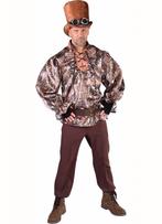 Steampunk piratenshirt, Kleding | Heren, Ophalen of Verzenden, Nieuw