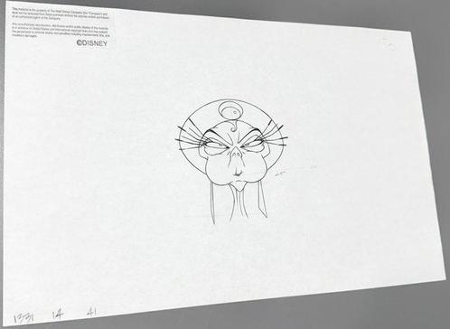 Walt Disney Yzma Production Copy-tekening, gebruikt door, Boeken, Strips | Comics