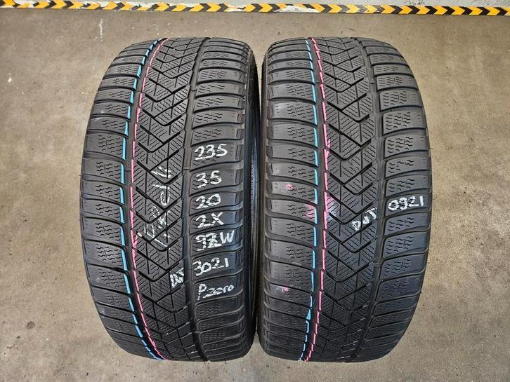 235/35/19 92W PIRELLI WINTERBANDEN 6,5MM PROFIEL 2X, Auto-onderdelen, Banden en Velgen, 19 inch, Erkend duurzaam, Winterbanden