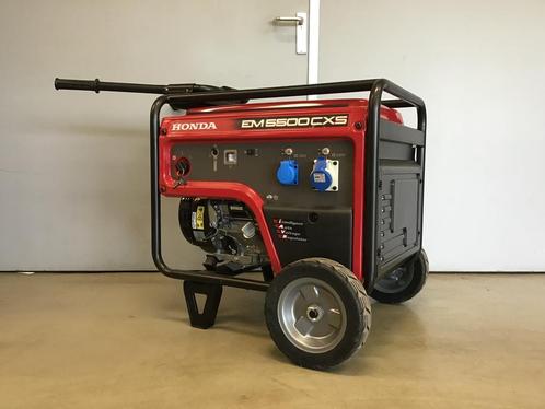 Honda EM5500CXS generator/aggregaat, Doe-het-zelf en Verbouw, Aggregaten, 5 tot 10 kVA, Elektrisch startend, Nieuw, Benzine, Ophalen