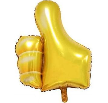 Folie ballon Thumbs Up goud beschikbaar voor biedingen