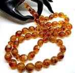 Baltisch amber tesbih gebedskralen rozenkrans olijf 66,3 g -