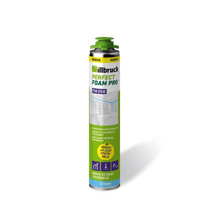 Perfect Foam FM350 Illbruck 880ML, Doe-het-zelf en Verbouw, Isolatie en Afdichting, Ophalen of Verzenden