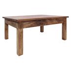 vidaXL Salontafel 98x73x45 cm massief mahoniehout, 50 tot 100 cm, Verzenden, Nieuw, 50 tot 100 cm