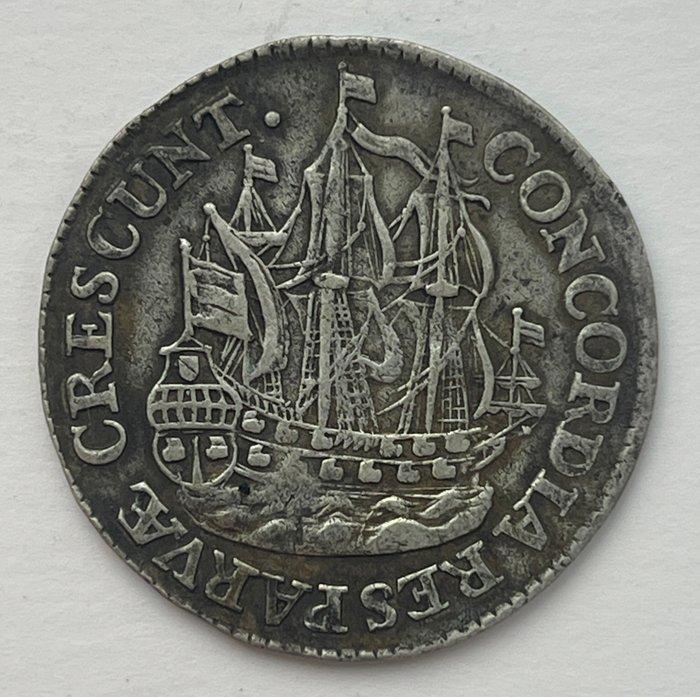 Nederland, Utrecht 6 Stuiver of Scheepjesschelling 1764, Postzegels en Munten, Munten | Nederland