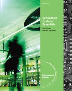 Information systems essentials by Ralph M Stair, Boeken, Overige Boeken, Gelezen, Verzenden