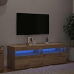 vidaXL Tv-meubel met LED 120x35x40 cm bewerkt hout, Huis en Inrichting, Verzenden, Nieuw, Overige houtsoorten