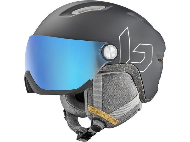 Bollé vizier skihelm eco v-atmos matte black, Sport en Fitness, Skiën en Langlaufen, Nieuw