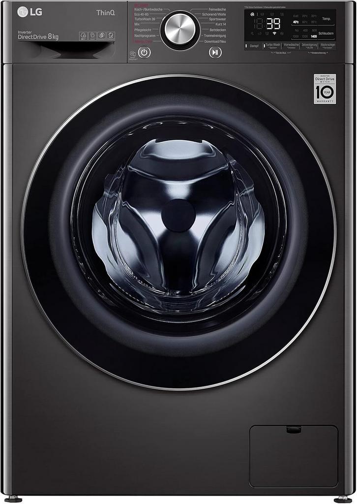 LG F4wv708p2ba - Wasmachine - 8 kg - 1400 tpm - AI DD &, Witgoed en Apparatuur, Wasmachines, Nieuw, Voorlader, 85 tot 90 cm, Ophalen of Verzenden
