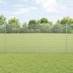 vidaXL Gelaste Draadomheining met 44 U-palen Zilver 1.2x50 m, Verzenden, Nieuw, IJzer