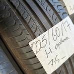 2 x Hankook Optimo 225-60-17 Zomerbanden 7,5mm, Gebruikt, 17 inch, Ophalen of Verzenden, Band(en)