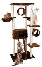 Cat tree Brown 165 CM (Katten, Huisdieren, Voor in Huis), Dieren en Toebehoren, Verzenden, Nieuw