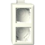 Gira Standaard 55 opbouwbehuizing 2-voudig met afdekraam en, Ophalen of Verzenden, Nieuw