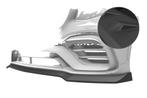 Cup spoiler lip voor Mercedes Benz GLC X253 / C253 CSL896-L, Verzenden, Nieuw