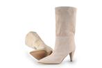 Notre-V Laarzen in maat 38 Beige | 10% korting, Kleding | Dames, Schoenen, Verzenden, Beige, Zo goed als nieuw, Hoge laarzen