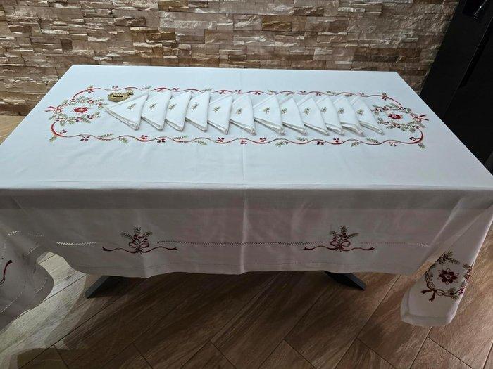 Tafelkleed - 270 mm - 145 mm, Antiek en Kunst, Antiek | Kleden en Textiel