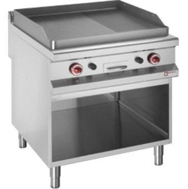 Bakplaat | Gas | 2/3 Vlak, 1/3 | Open Kast HorecaTraders, Zakelijke goederen, Horeca | Keukenapparatuur, Verzenden