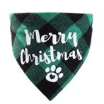 Kerst honden bandana Merry Christmas groen, zwart en wit, Diversen, Kerst, Nieuw, Verzenden