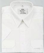 Piloot shirt/ overhemd  Wit (Overhemden, Kleding), Nieuw, Ophalen of Verzenden
