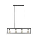 Plafond Hanglamp – 4-Lichts Industrieel 98cm Eetkamerlamp, Ophalen of Verzenden, Nieuw in verpakking