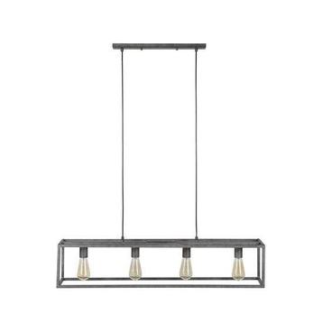 Plafond Hanglamp – 4-Lichts Industrieel 98cm Eetkamerlamp beschikbaar voor biedingen