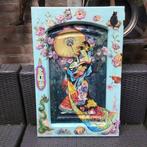 Borgen Lindhardt (1974) - Op kastdeur: kimono meisje met