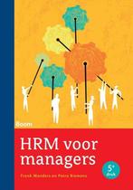 9789462360327 HRM voor managers | Tweedehands, Verzenden, Zo goed als nieuw, Frank Manders