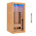 Infraroodcabine / Sauna Kiruna - 90x90x190 - Incl. LED & Ble, Sport en Fitness, Sauna, Verzenden, Nieuw