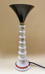Germany Porcelain - Lamp - handbeschilderde Duitse porselein