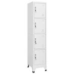 vidaXL Lockerkast met 4 vakken 38x45x180 cm, Huis en Inrichting, Kasten | Lockerkasten, Verzenden, Nieuw