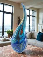 Vaas - glas - Vaas h cm 56 Murano, Antiek en Kunst