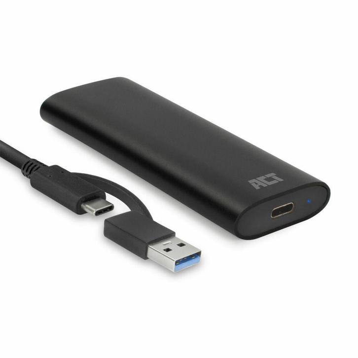 ACT AC1615 | USB-C M.2 NVMe/PCIe SSD Behuizing | Tool-Fre..., Computers en Software, Computerbehuizingen, Nieuw, Ophalen of Verzenden
