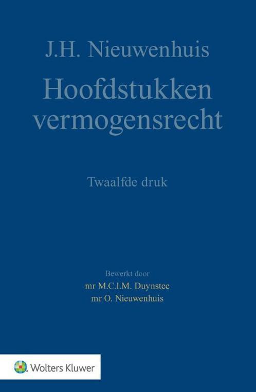 Hoofdstukken vermogensrecht 9789013140828 J.H. Nieuwenhuis, Boeken, Wetenschap, Zo goed als nieuw, Verzenden