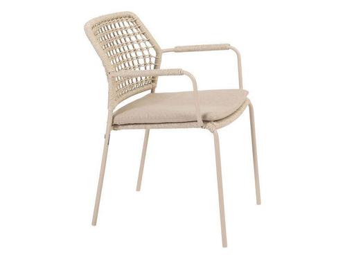 Taste by 4so barista stapelbare tuinstoel rope latte, Tuin en Terras, Tuinstoelen, Nieuw