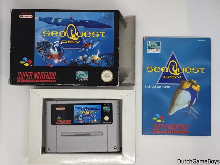 Super Nintendo / Snes - Sea Quest DSV - EUR (1), Spelcomputers en Games, Games | Nintendo Super NES, Gebruikt, Verzenden