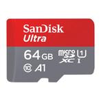 SanDisk Ultra 64GB Micro SD Card, Verzenden, Zo goed als nieuw