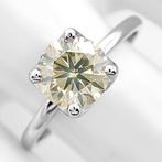 Zonder minimumprijs - Ring - 14 karaat Witgoud - 1.18ct. tw., Nieuw