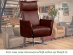 Leren relaxfauteuil Ease - Granada Cognac (donkercognac) -, Huis en Inrichting, Fauteuils, Nieuw, Ophalen of Verzenden, 50 tot 75 cm