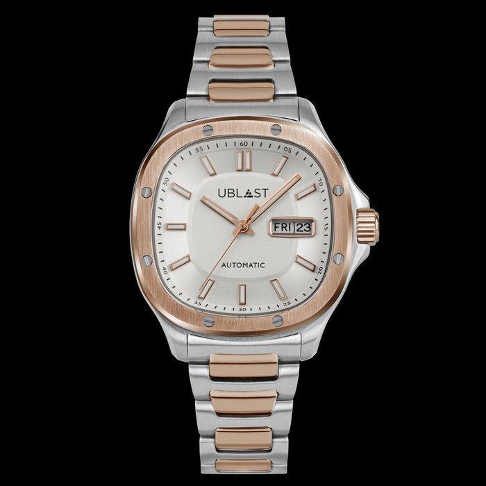 Ublast - Quadrangular Index - Sapphire Glass -, Sieraden, Tassen en Uiterlijk, Horloges | Heren