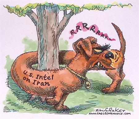 Pentekening Amerika - Informatie over Iran (lijst optie), Antiek en Kunst, Kunst | Tekeningen en Foto's, Verzenden