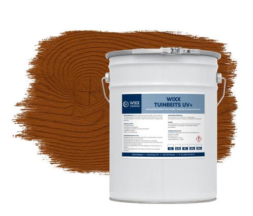 Wixx Tuinbeits UV+ Donker Eiken 10L, Doe-het-zelf en Verbouw, Verf, Beits en Lak, Beits, Nieuw, 5 tot 10 liter, Verzenden