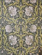 Stof William Morris Pimpernel Art Nouveau Bloemmotief Arts, Antiek en Kunst